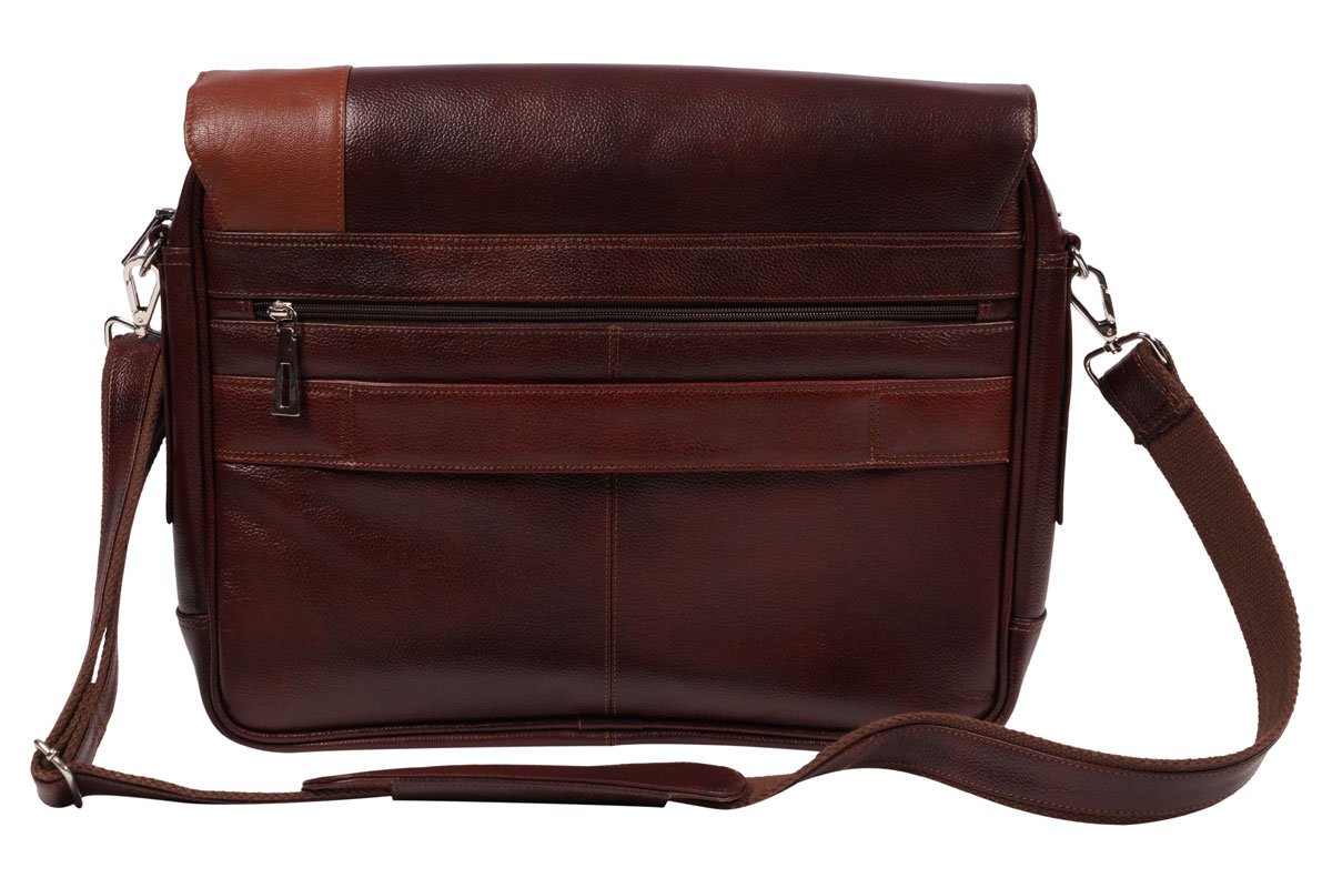 Cow PDM Laptop Bag – Burgundy – Usman Sharif and Sons